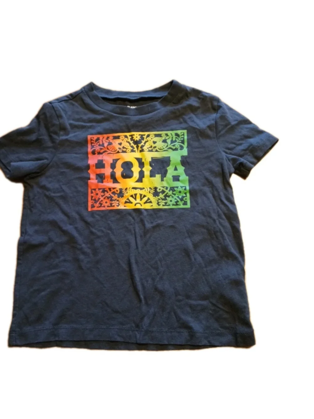 Old Navy Girls Black Graphic Tee XS